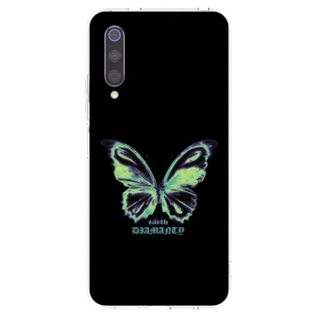 Picasee silikónový prehľadný obal pre Xiaomi Mi 9 - Diamanty Blue