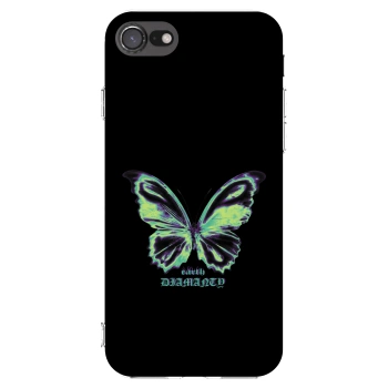 Picasee silikónový prehľadný obal pre Apple iPhone 7 - Diamanty Blue
