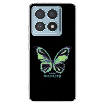 Picasee silikónový prehľadný obal pre Xiaomi 14T Pro - Diamanty Blue