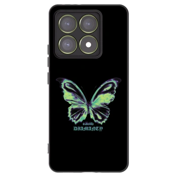 Picasee silikónový čierny obal pre Xiaomi 14T - Diamanty Blue