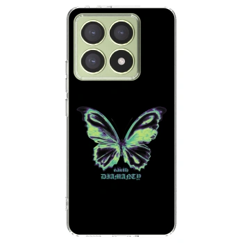 Picasee silikónový prehľadný obal pre Xiaomi 14T - Diamanty Blue