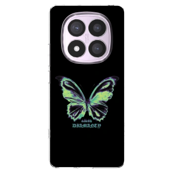 Picasee silikónový prehľadný obal pre Xiaomi Redmi Note 14 Pro 5G - Diamanty Blue