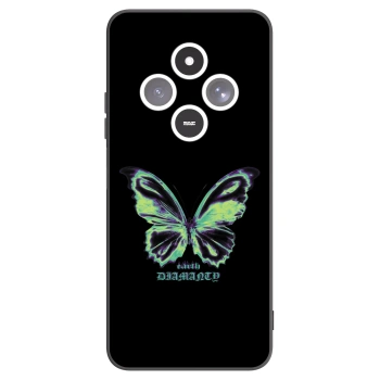 Picasee silikónový čierny obal pre Xiaomi Redmi 14C - Diamanty Blue