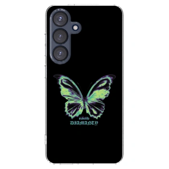 Picasee silikónový prehľadný obal pre Samsung Galaxy S25 5G - Diamanty Blue