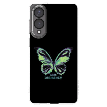 Picasee silikónový prehľadný obal pre Samsung Galaxy S25 Edge 5G - Diamanty Blue