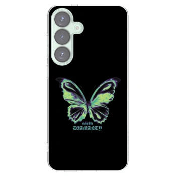 Picasee silikónový prehľadný obal pre Samsung Galaxy S25+ 5G - Diamanty Blue