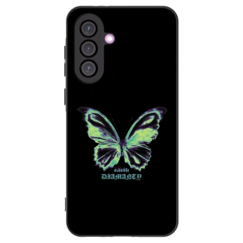 Picasee silikónový čierny obal pre Samsung Galaxy A56 5G A566B - Diamanty Blue