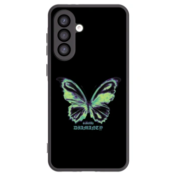 Picasee silikónový čierny obal pre Samsung Galaxy A26 5G A266B - Diamanty Blue