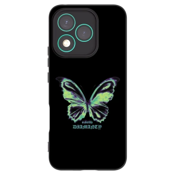 Picasee silikónový čierny obal pre Honor 400 Lite 5G - Diamanty Blue