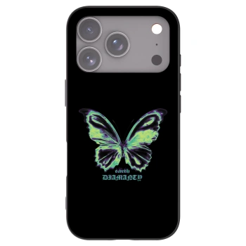 Picasee silikónový čierny obal pre Apple iPhone 17 Pro - Diamanty Blue