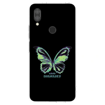 Picasee silikónový prehľadný obal pre Xiaomi Redmi 7 - Diamanty Blue