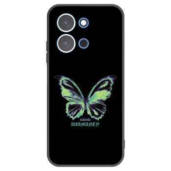 Picasee silikónový čierny obal pre Xiaomi Redmi 15C 4G - Diamanty Blue