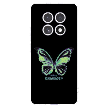 Picasee silikónový prehľadný obal pre Xiaomi Redmi Note 15 - Diamanty Blue