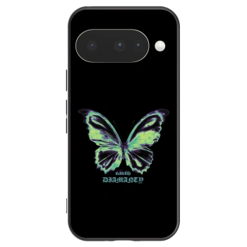 Picasee silikónový čierny obal pre Google Pixel 10 - Diamanty Blue