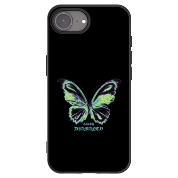 Picasee silikónový čierny obal pre Apple iPhone 17e - Diamanty Blue