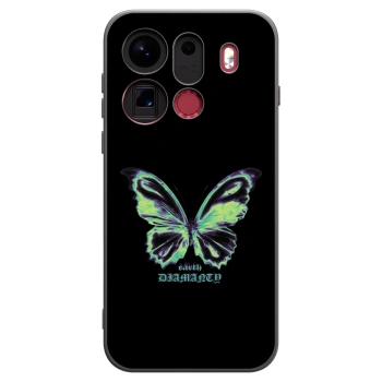 Picasee silikónový čierny obal pre OPPO Find X9 Pro - Diamanty Blue