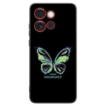 Picasee silikónový čierny obal pre Motorola Edge 60 Neo 5G - Diamanty Blue