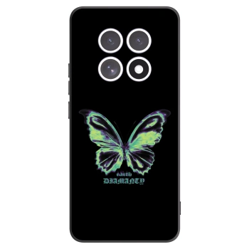 Picasee silikónový čierny obal pre Xiaomi Redmi Note 15 5G - Diamanty Blue