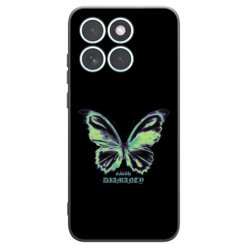 Picasee silikónový čierny obal pre Motorola Edge 70 Fusion - Diamanty Blue