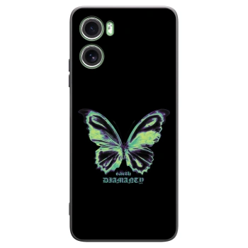 Picasee silikónový čierny obal pre Motorola Moto G06 - Diamanty Blue