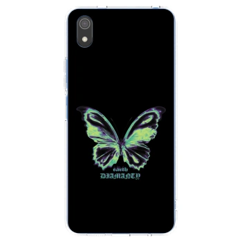 Picasee silikónový prehľadný obal pre Xiaomi Redmi 7A - Diamanty Blue