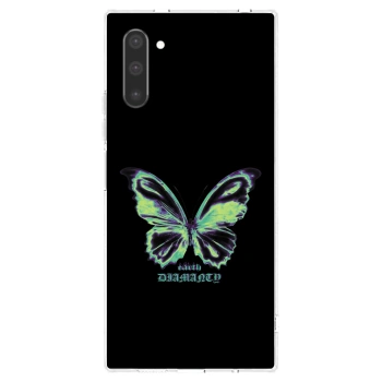 Picasee silikónový prehľadný obal pre Samsung Galaxy Note 10 N970F - Diamanty Blue