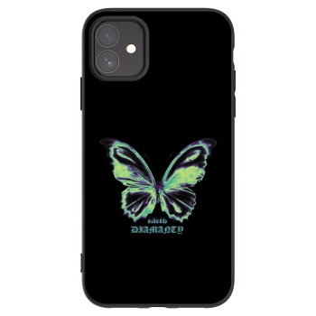 Picasee silikónový čierny obal pre Apple iPhone 11 - Diamanty Blue