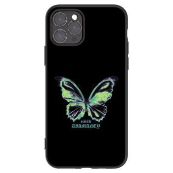 Picasee silikónový čierny obal pre Apple iPhone 11 Pro - Diamanty Blue