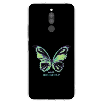 Picasee silikónový prehľadný obal pre Xiaomi Redmi 8 - Diamanty Blue