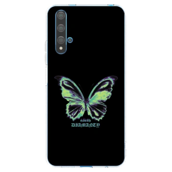 Picasee silikónový prehľadný obal pre Huawei Nova 5T - Diamanty Blue