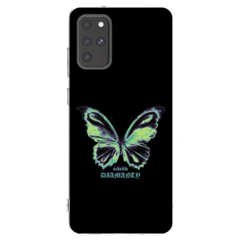 Picasee silikónový prehľadný obal pre Samsung Galaxy S20+ G985F - Diamanty Blue