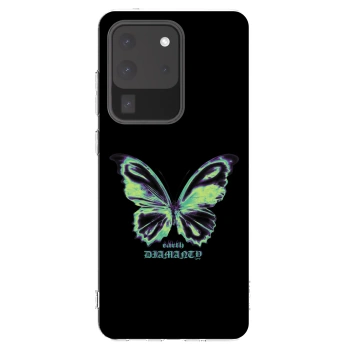 Picasee silikónový prehľadný obal pre Samsung Galaxy S20 Ultra 5G G988F - Diamanty Blue