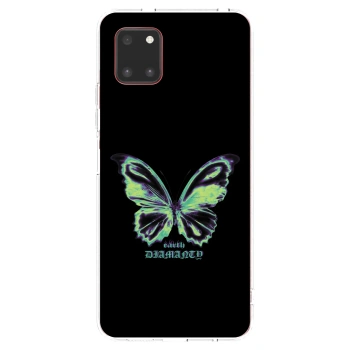 Picasee silikónový prehľadný obal pre Samsung Galaxy Note 10 Lite N770F - Diamanty Blue