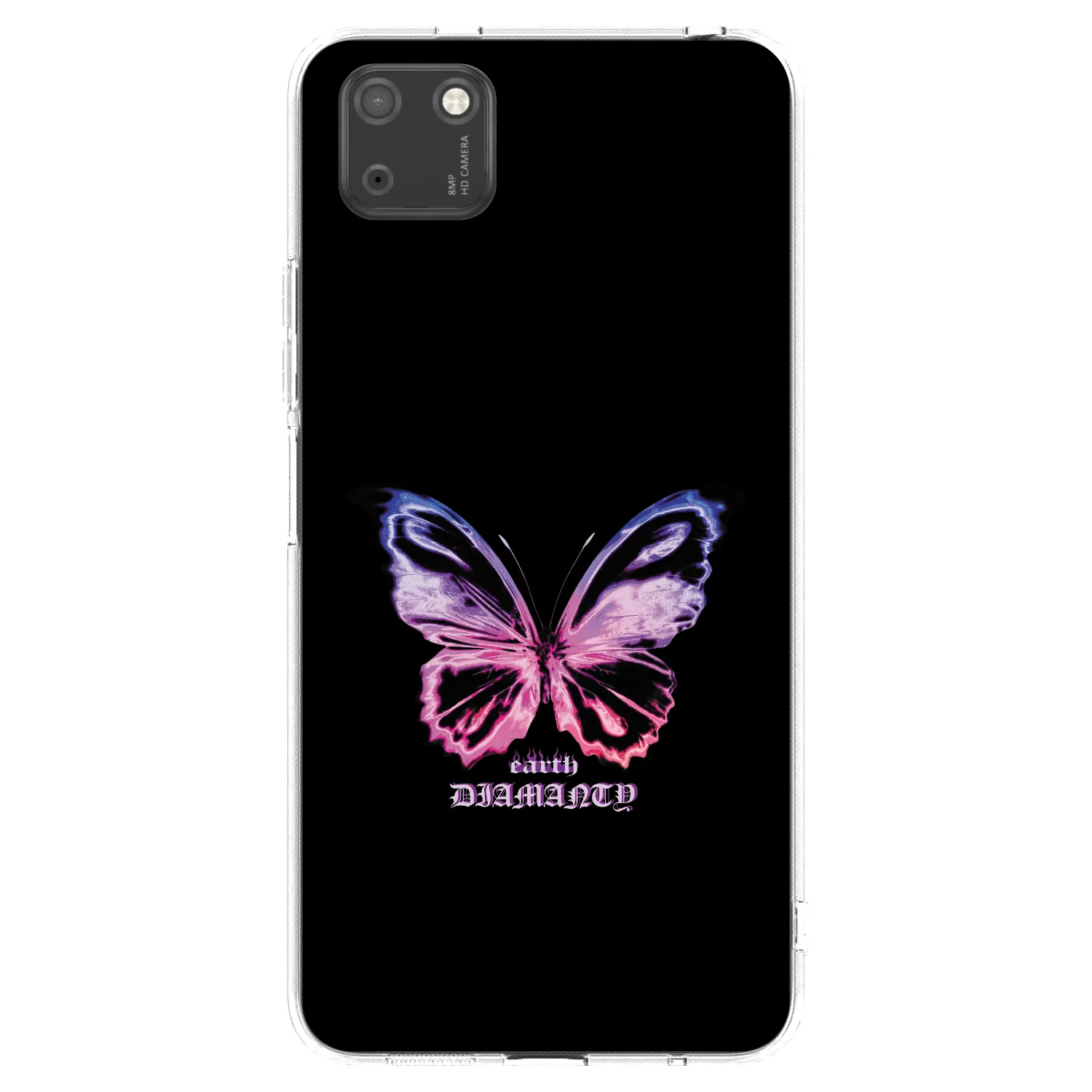 Picasee silikónový prehľadný obal pre Huawei Y5P - Diamanty Purple