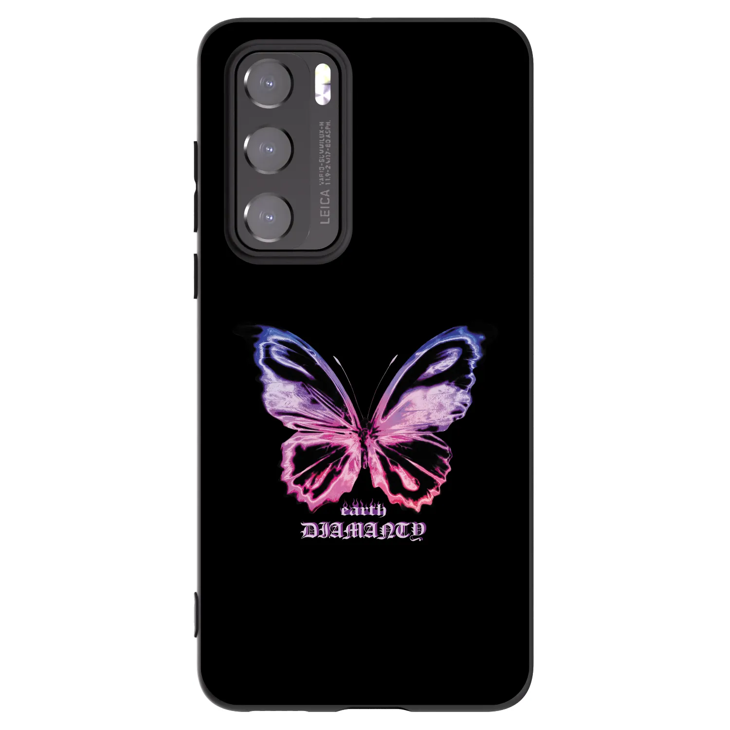 Picasee silikónový čierny obal pre Huawei P40 - Diamanty Purple