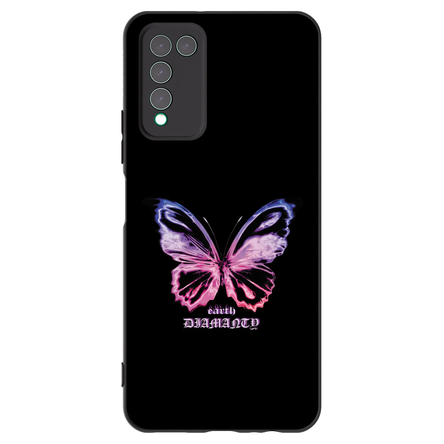Picasee silikónový čierny obal pre Honor 10X Lite - Diamanty Purple