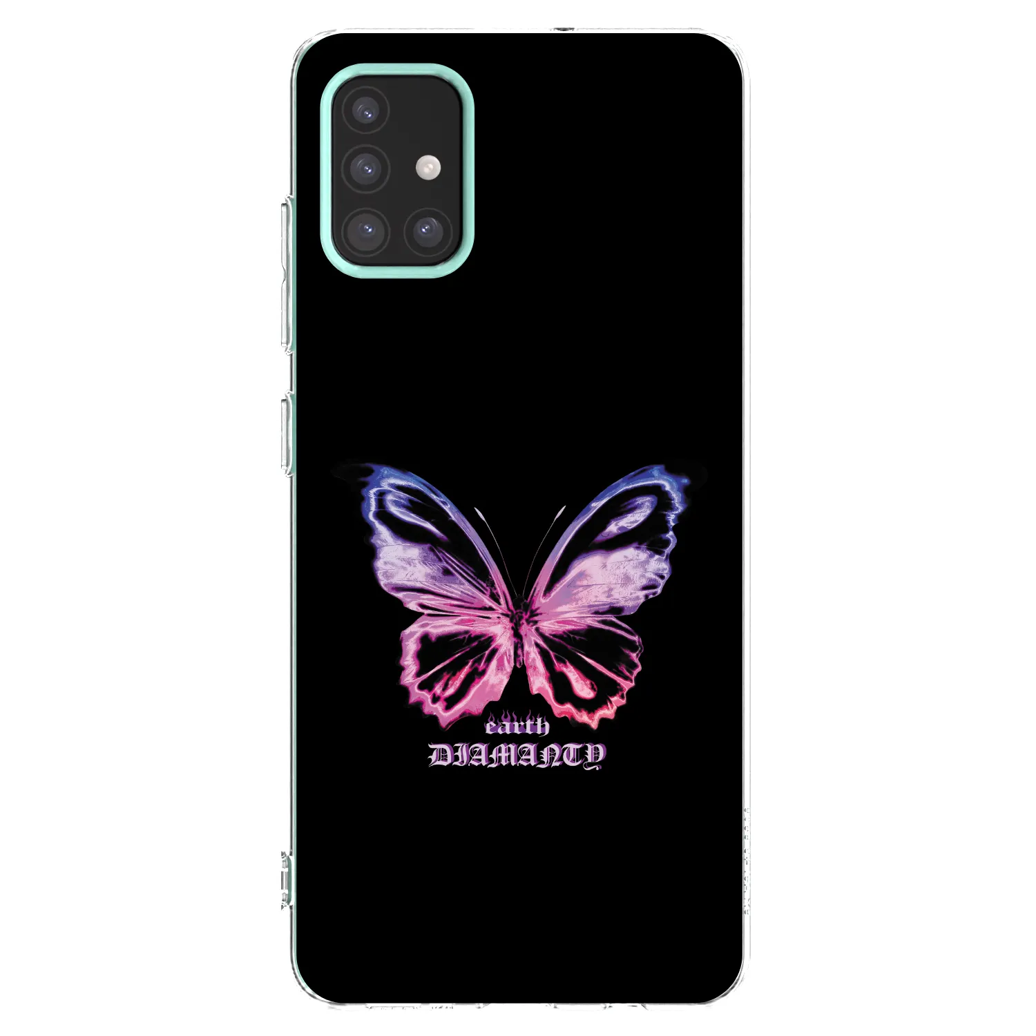 Picasee silikónový prehľadný obal pre Samsung Galaxy M31s - Diamanty Purple