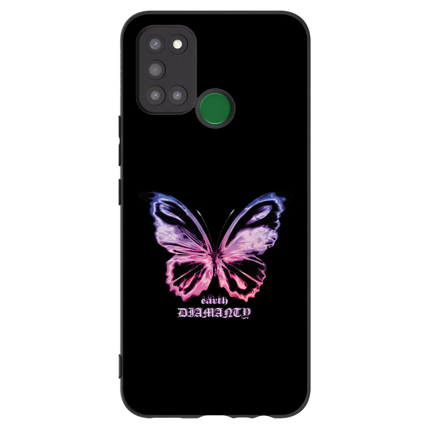 Picasee silikónový čierny obal pre Realme 7i - Diamanty Purple