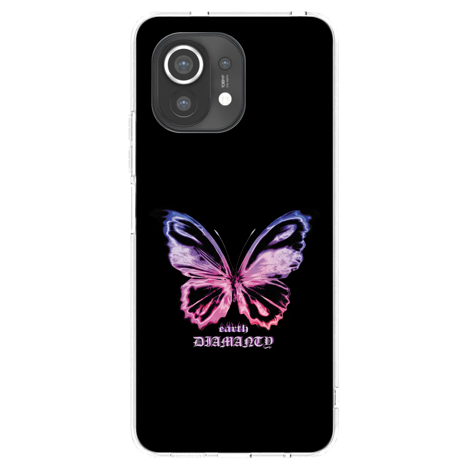 Picasee silikónový prehľadný obal pre Xiaomi Mi 11 - Diamanty Purple