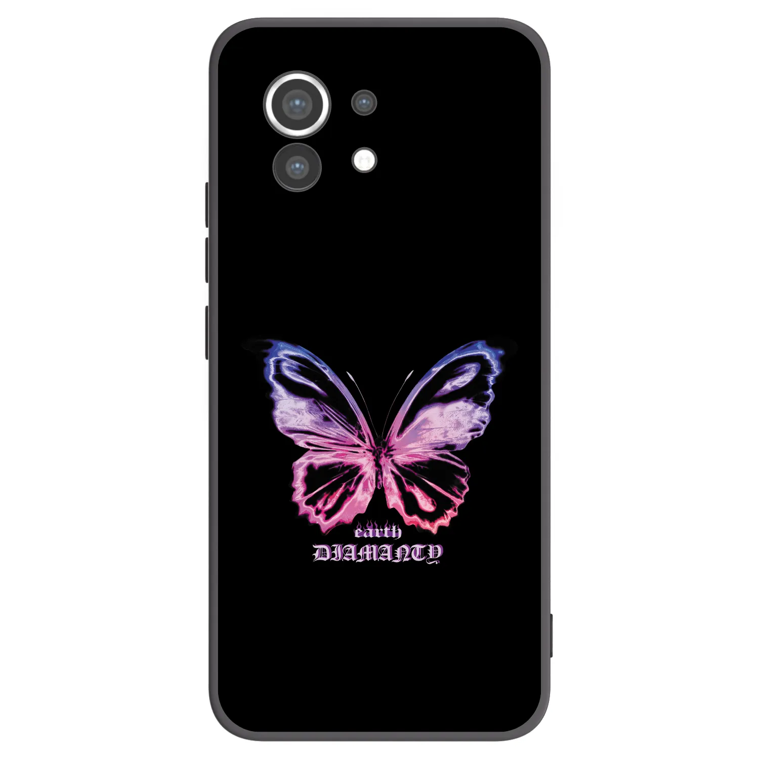 Picasee silikónový čierny obal pre Xiaomi Mi 11 - Diamanty Purple