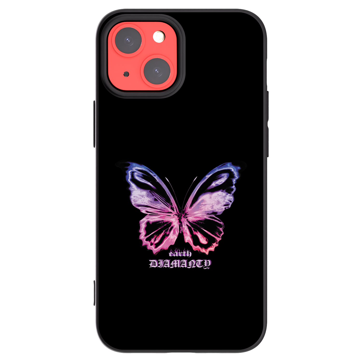 Picasee silikónový čierny obal pre Apple iPhone 13 mini - Diamanty Purple