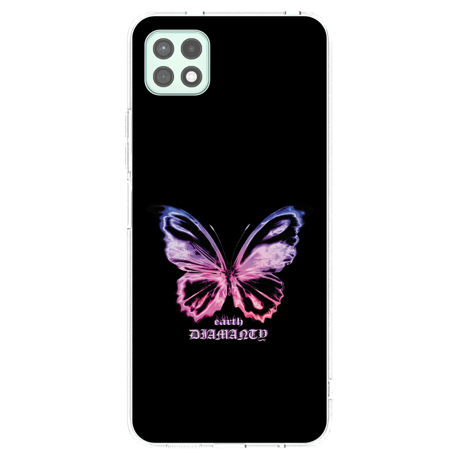 Picasee silikónový prehľadný obal pre Samsung Galaxy A22 A226B 5G - Diamanty Purple