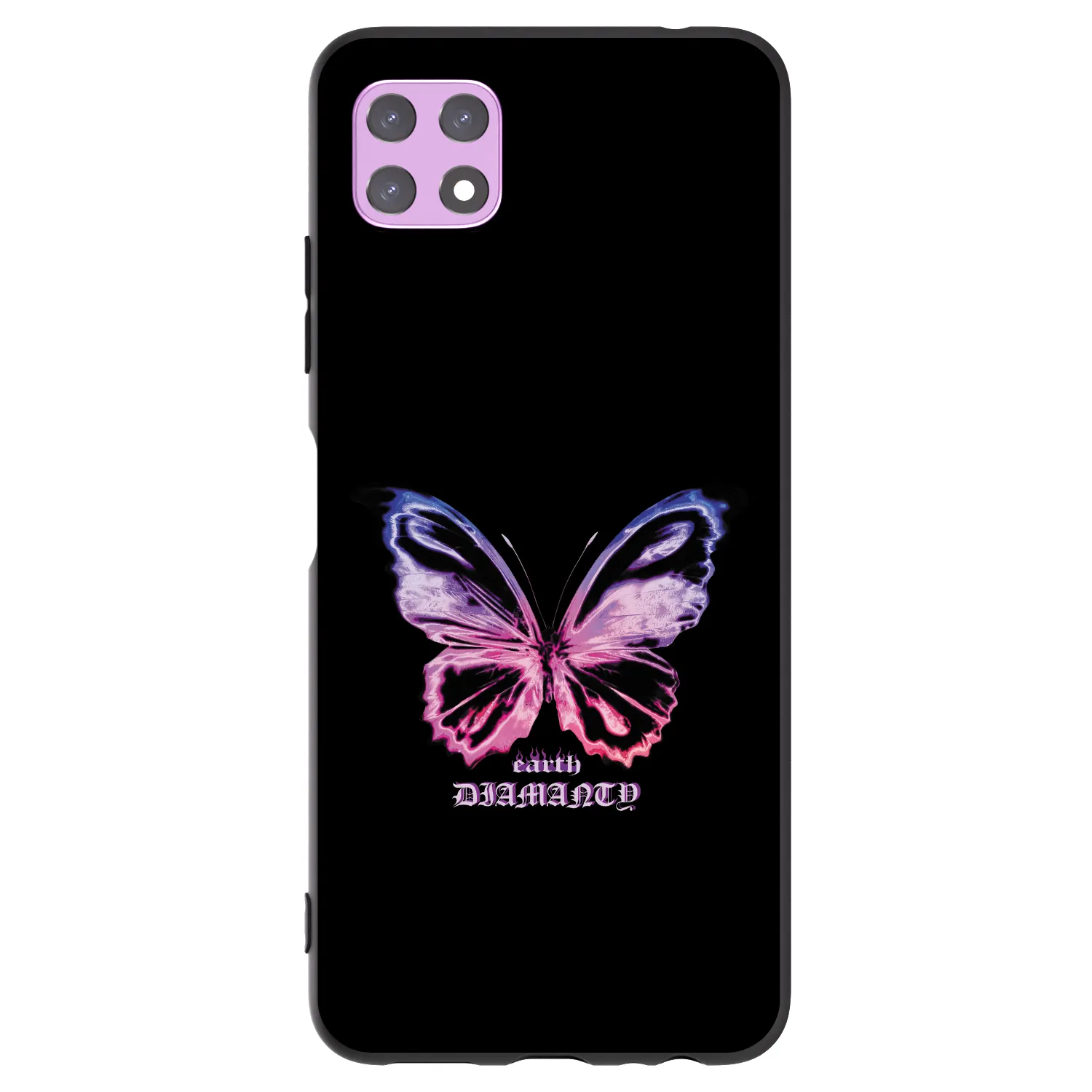 Picasee silikónový čierny obal pre Samsung Galaxy A22 A226B 5G - Diamanty Purple