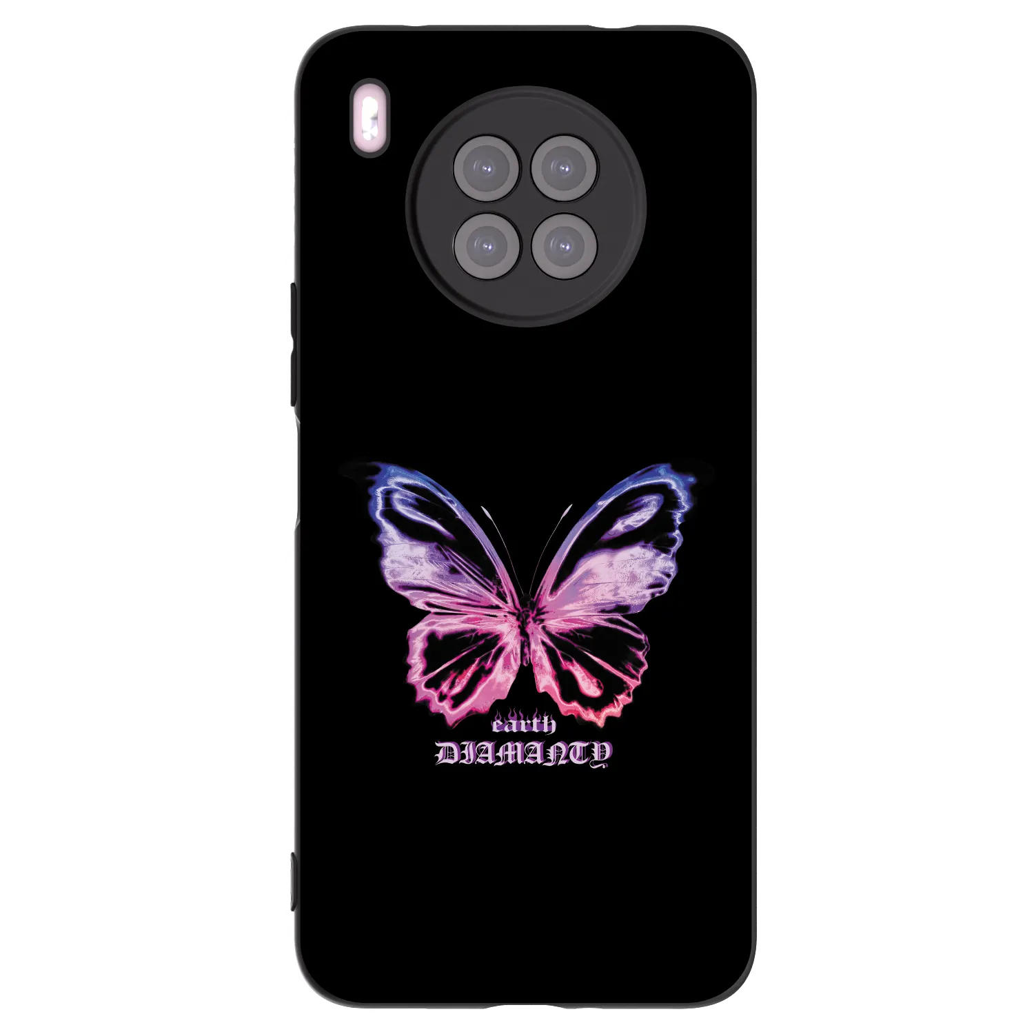 Picasee silikónový čierny obal pre Huawei Nova 8i - Diamanty Purple