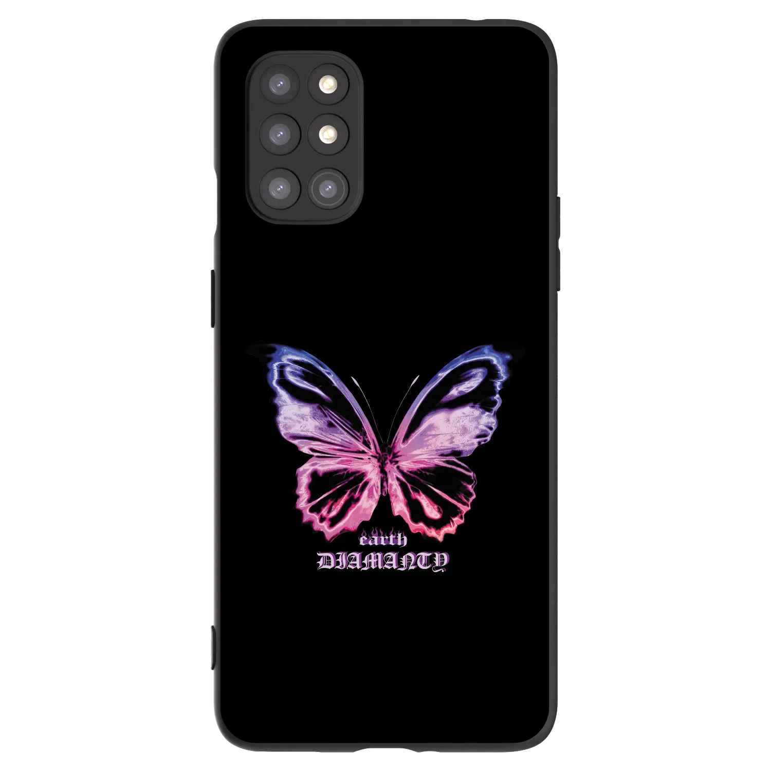 Picasee silikónový čierny obal pre OnePlus 8T - Diamanty Purple