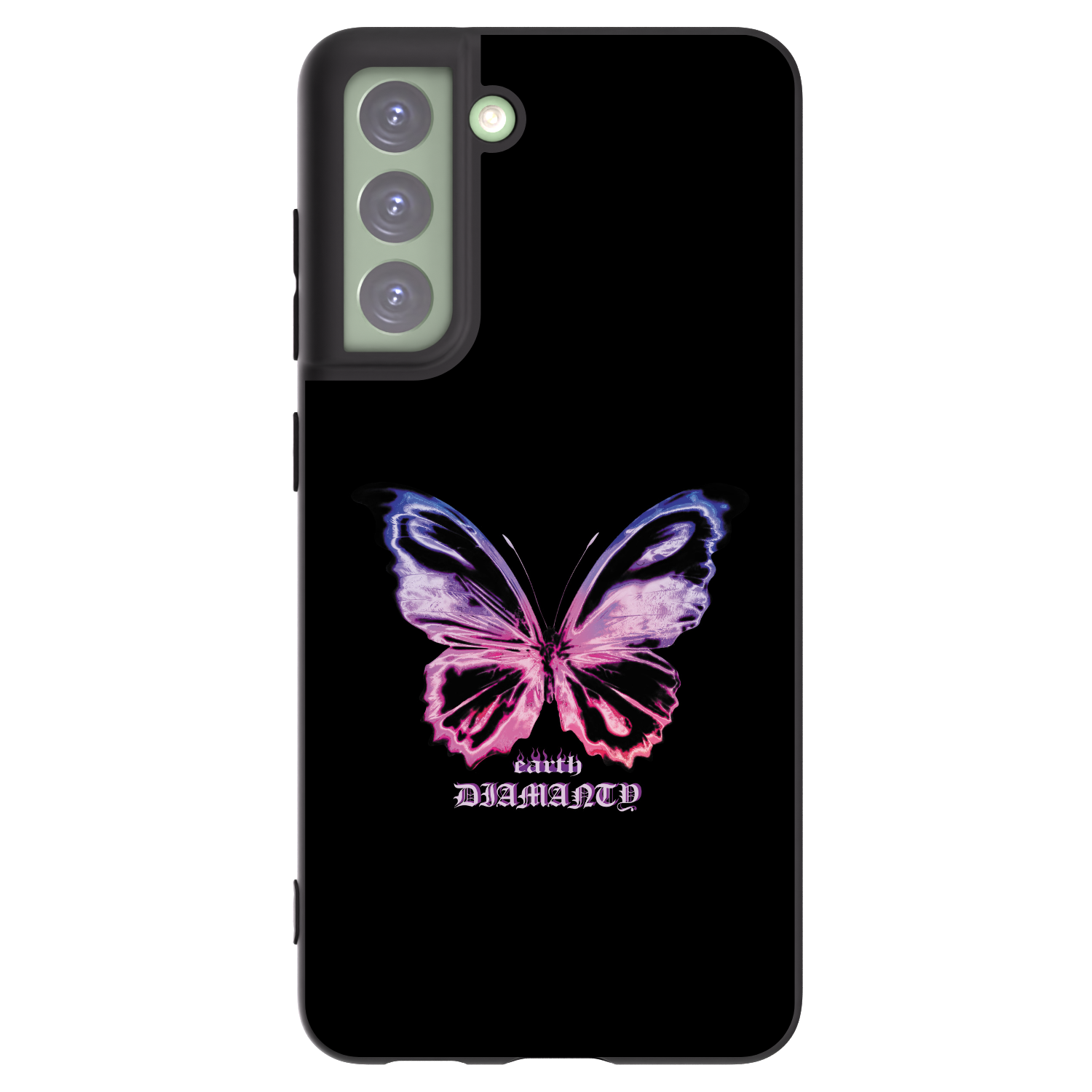 Picasee silikónový čierny obal pre Samsung Galaxy S21 FE 5G - Diamanty Purple