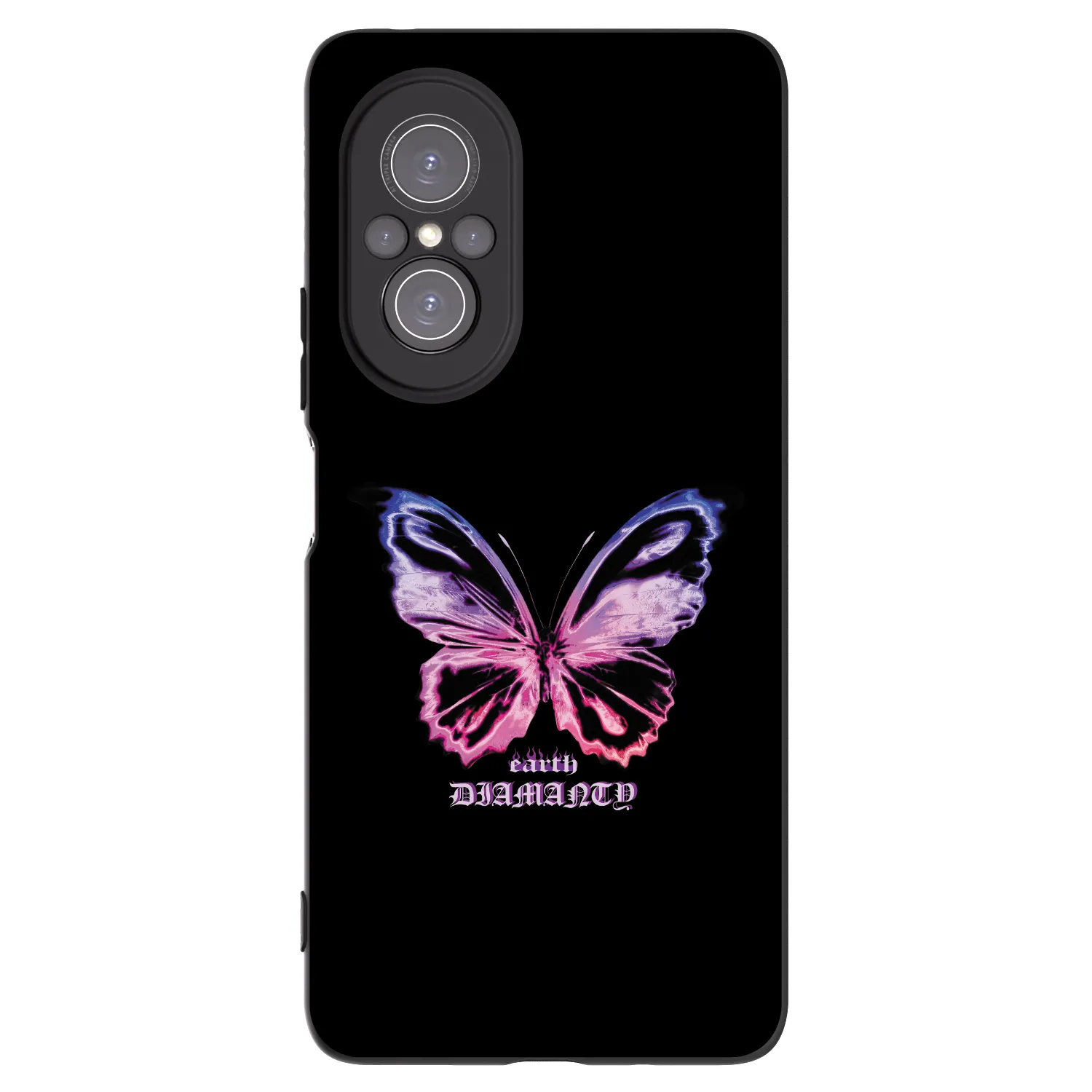Picasee silikónový čierny obal pre Huawei Nova 9 SE - Diamanty Purple