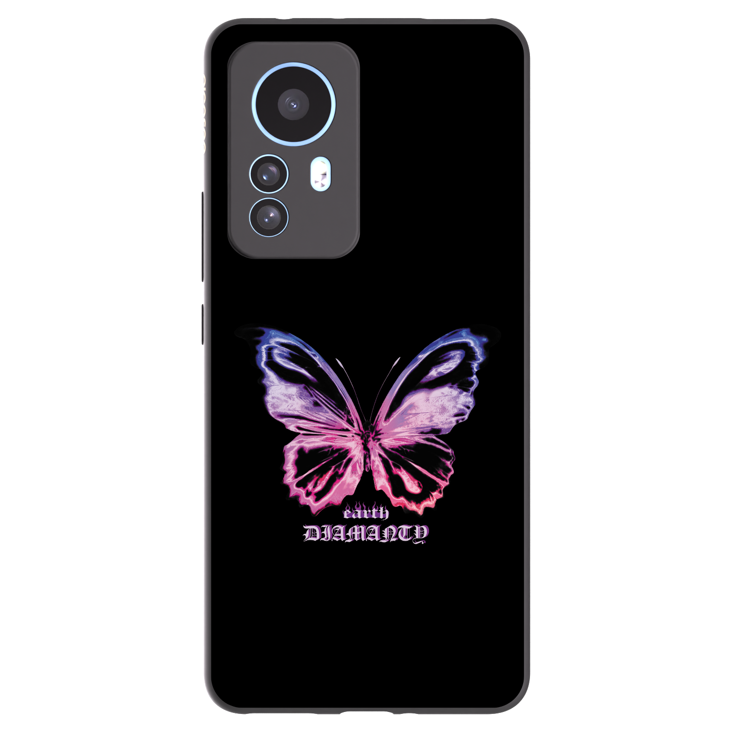 Picasee silikónový čierny obal pre Xiaomi 12T Pro - Diamanty Purple