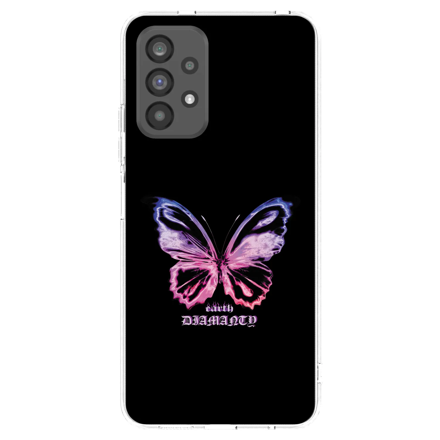 Picasee silikónový prehľadný obal pre Samsung Galaxy A73 5G - Diamanty Purple