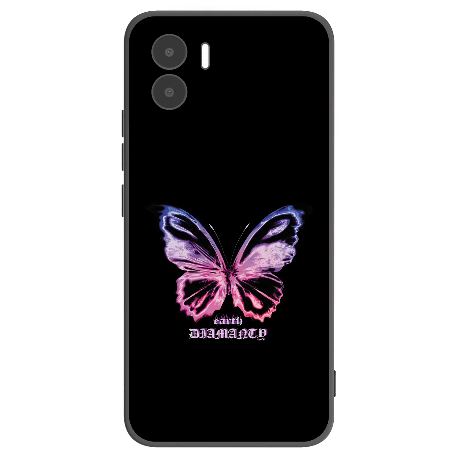 Picasee silikónový čierny obal pre Xiaomi Redmi A1 - Diamanty Purple